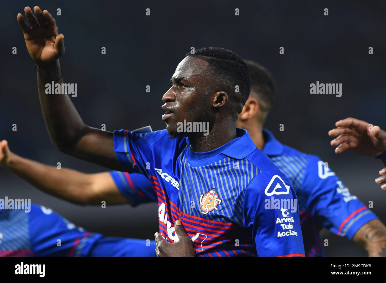 Luca Ravanelli di US Cremonese si rallegra dopo la rete durante la ...