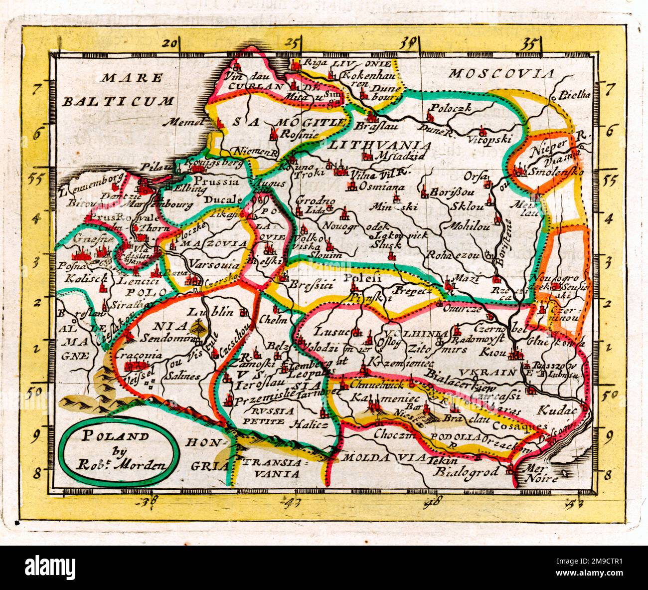 Mappa della polonia immagini e fotografie stock ad alta risoluzione Alamy