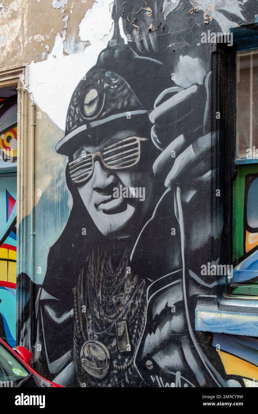 Street Art, Richmond, Victoria, Australia Foto Stock