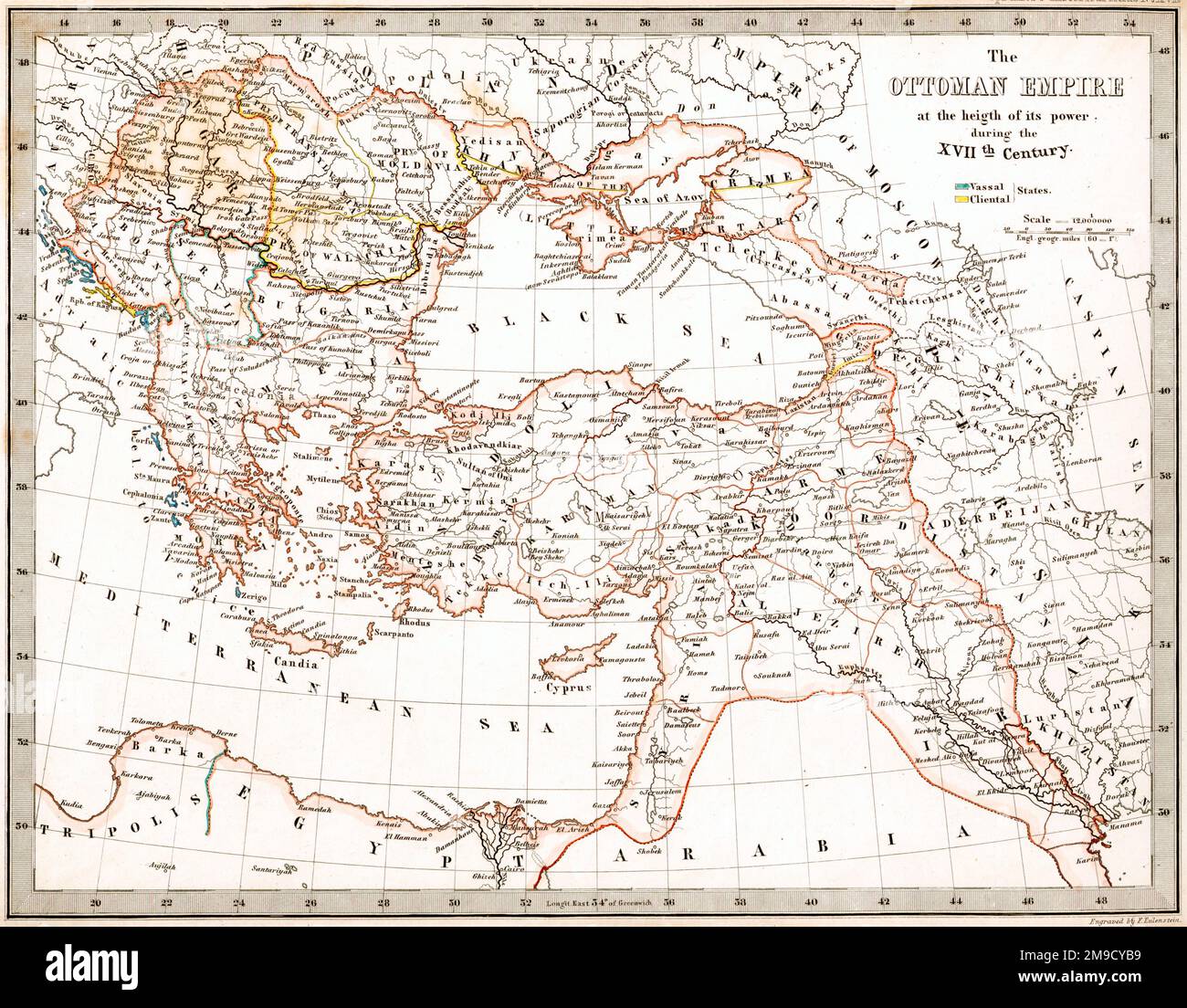 Impero ottomano Foto Stock