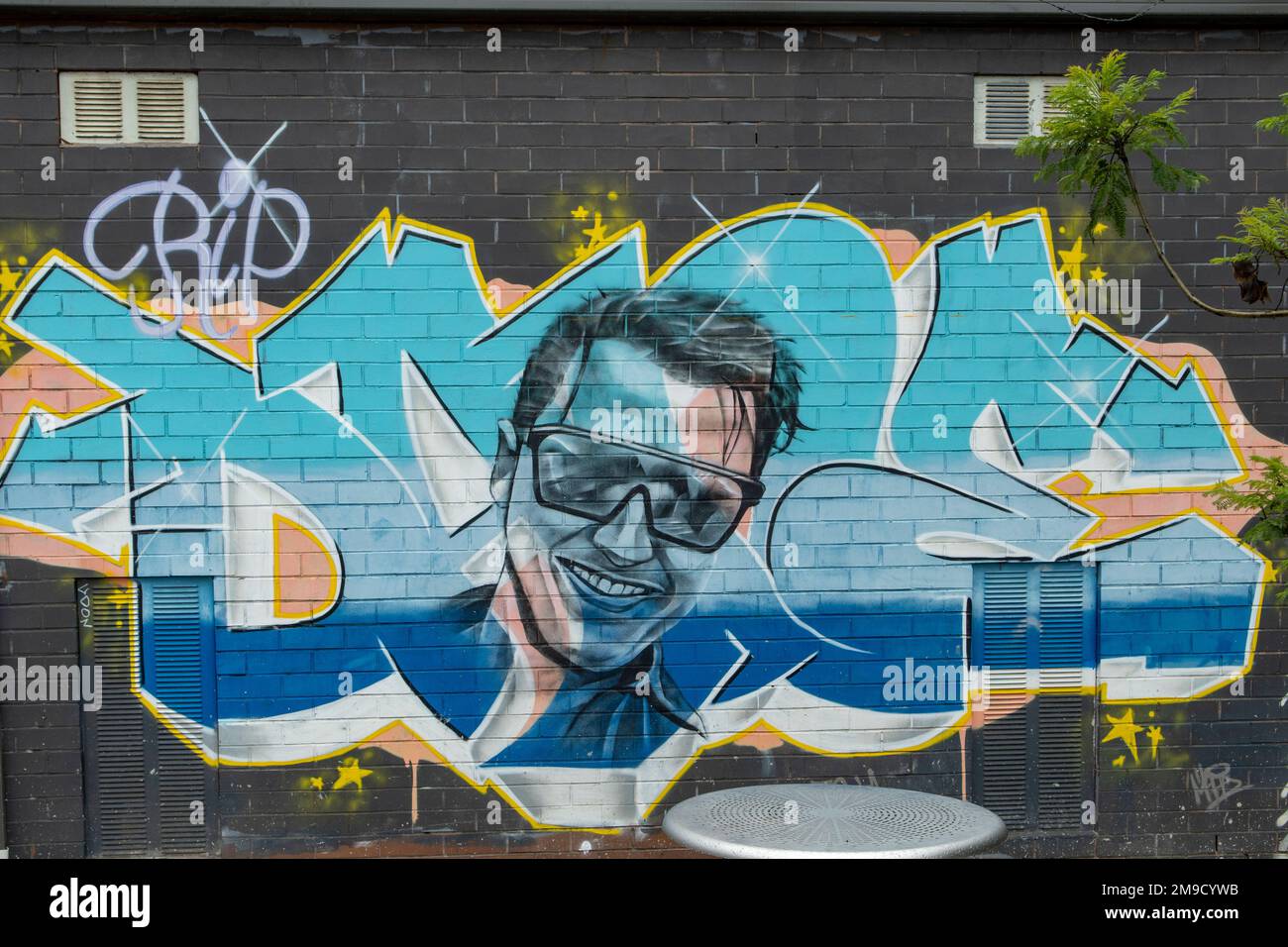 RIP Street Art, Richmond, Victoria, Australia Foto Stock