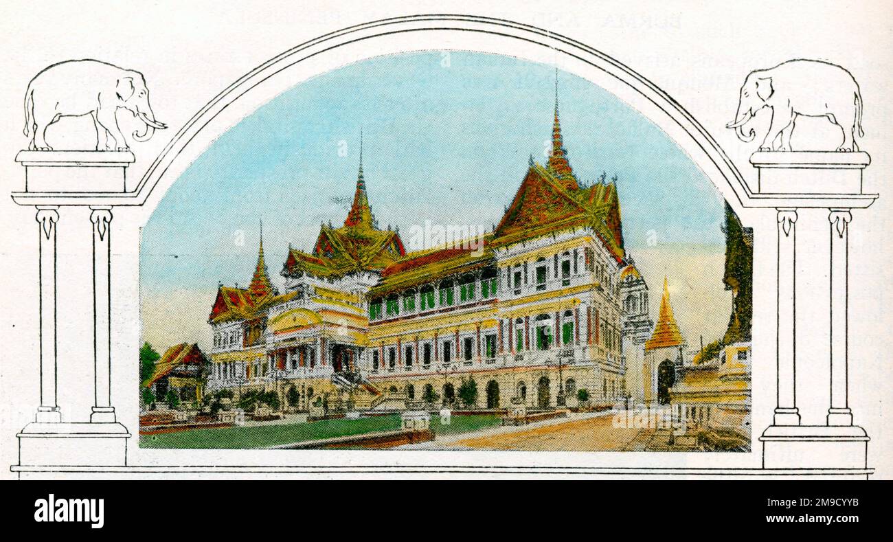 Palazzo reale - Bangkok Foto Stock