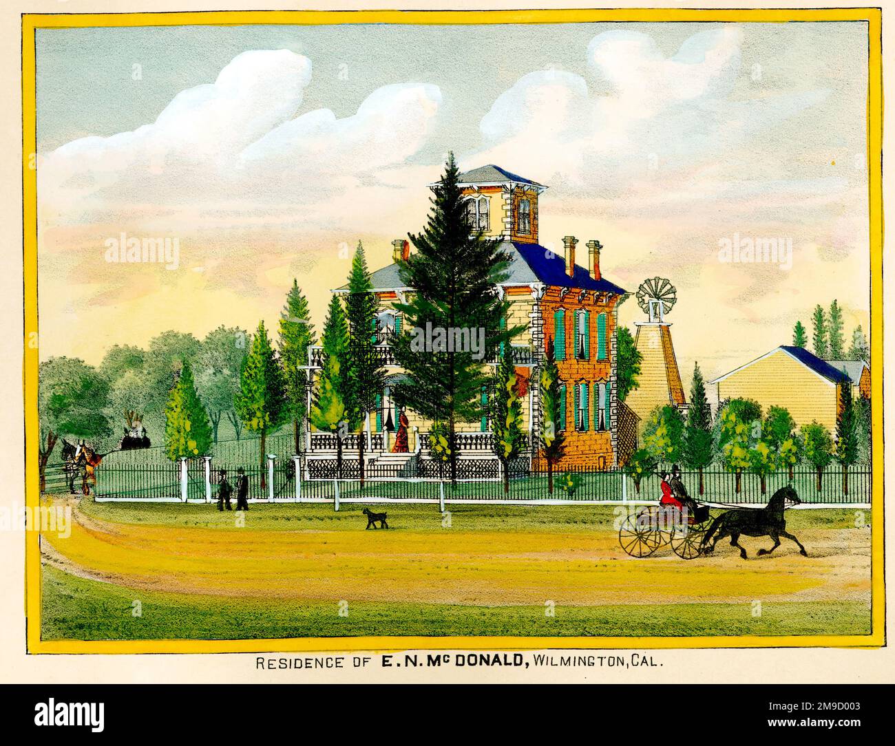 Wilmington, California - Casa Foto Stock