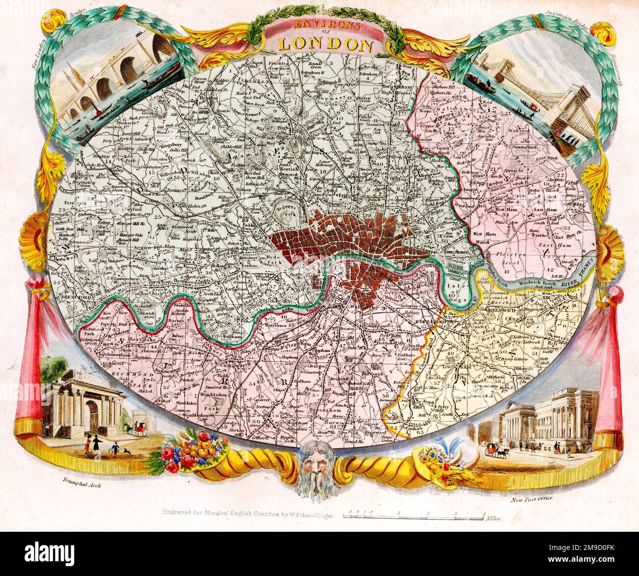 Dintorni di Londra Foto Stock