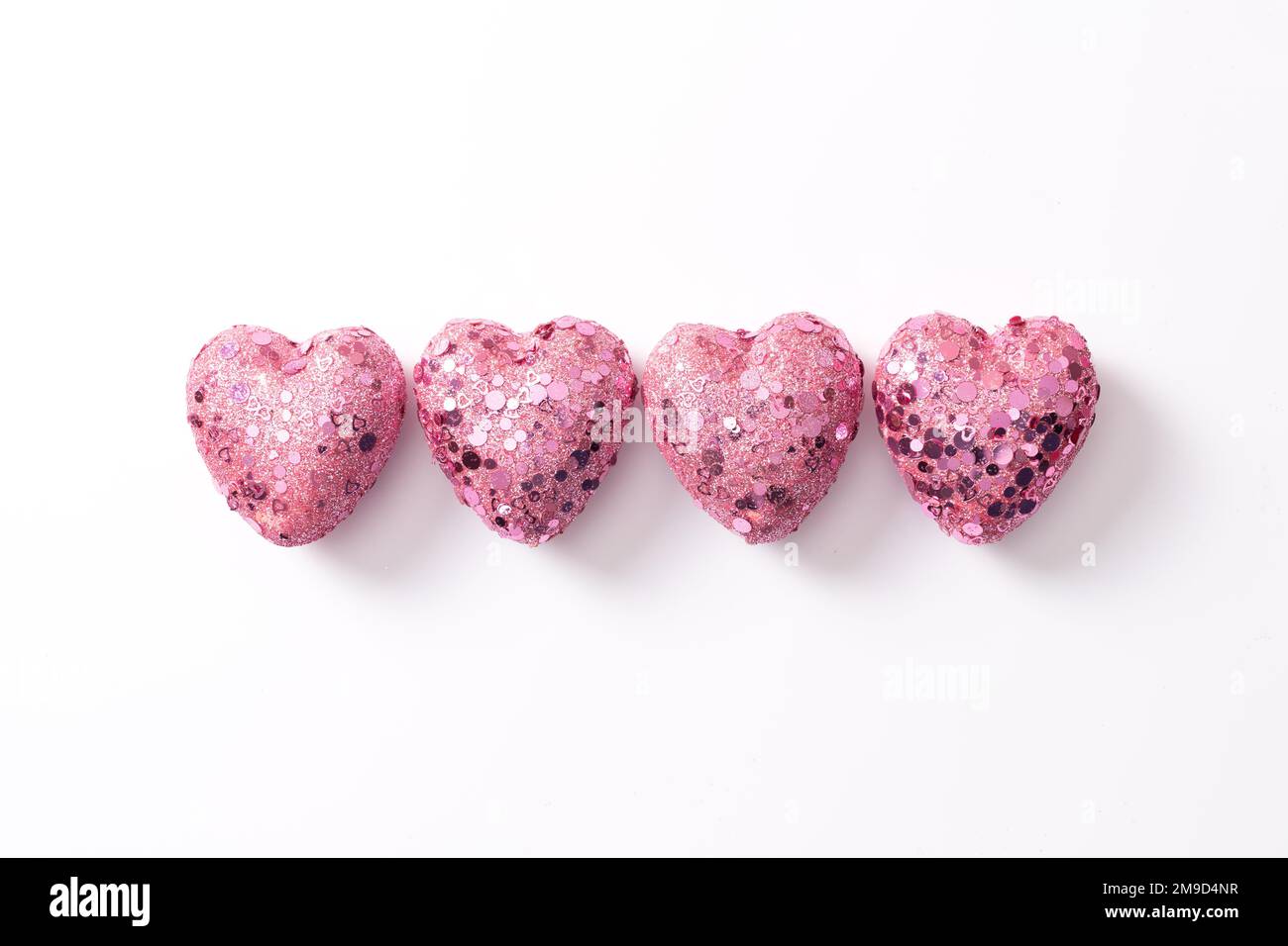 San Valentino sfondo cuori Foto Stock