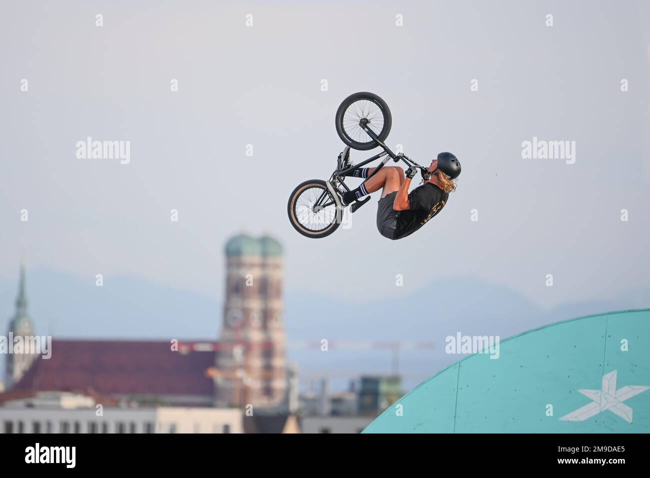 Paul Tholen (Germania). BMX Freestyle uomini. Campionato europeo di Monaco 2022 Foto Stock