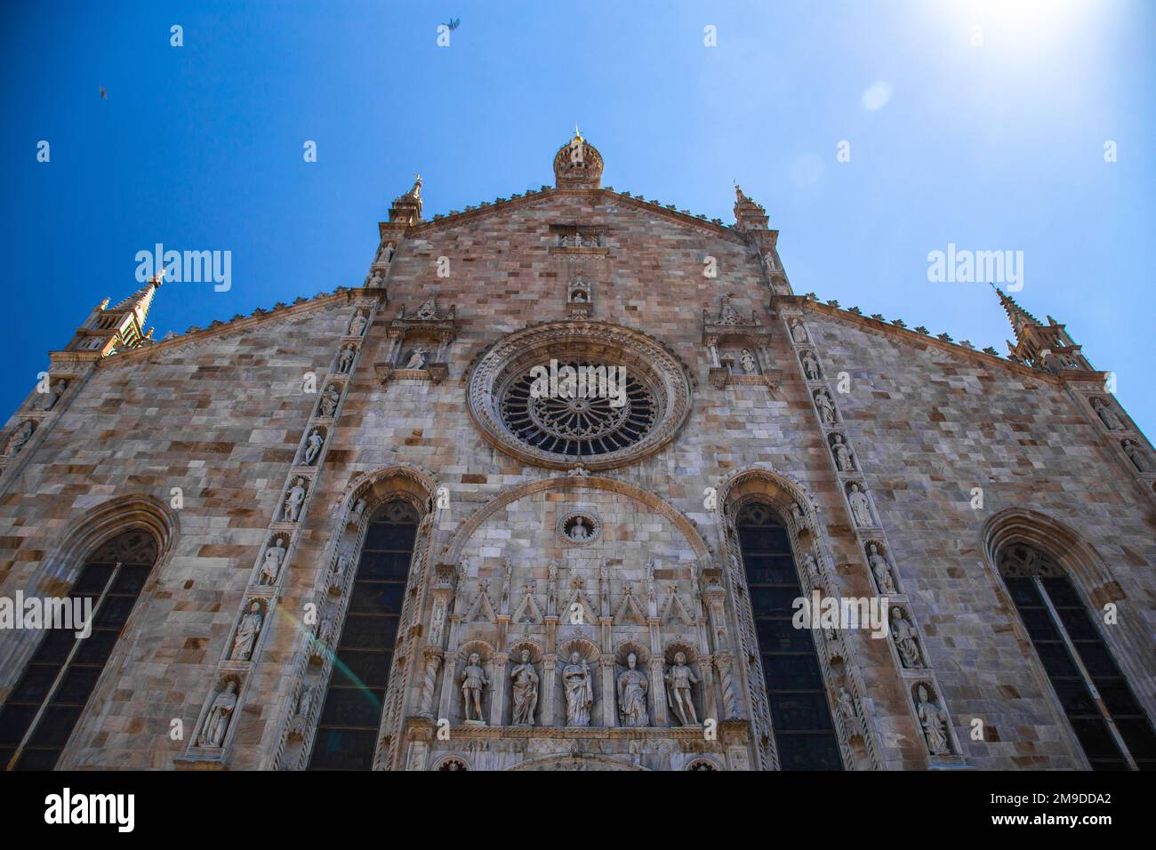 Duomo di Como o Cattedrale di Santa Maria Assunta sul lago di Como Foto Stock