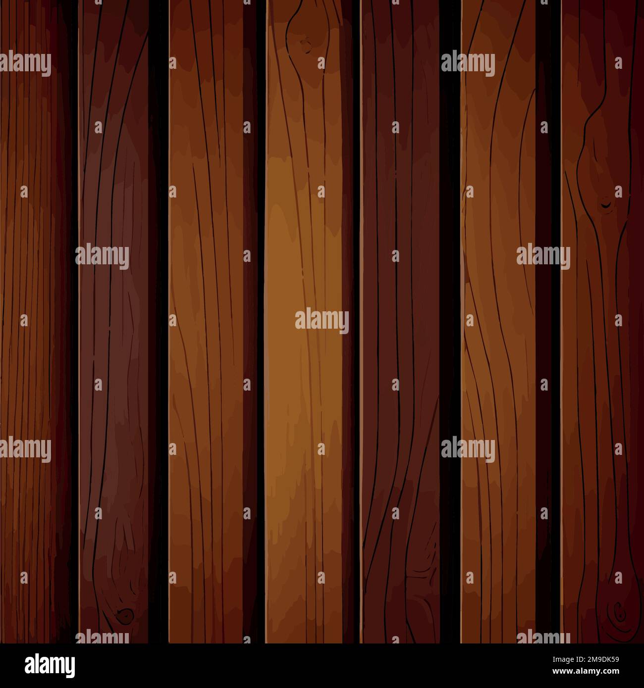 Trama realistica legno tavola sfondo, trama fibra - illustrazione vettoriale Illustrazione Vettoriale