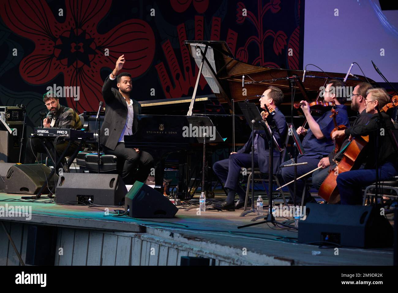 Kris Bowers al Monterey Jazz Festival 65th Foto Stock
