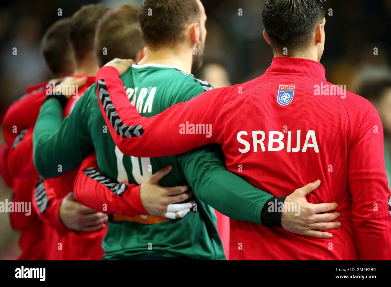 Team Serbien Germania vs Serbia 28th IHF Handball uomo World Championship Day 5 15.01.2023 Spodek Arena © diebilderwelt / Alamy Stock Foto Stock