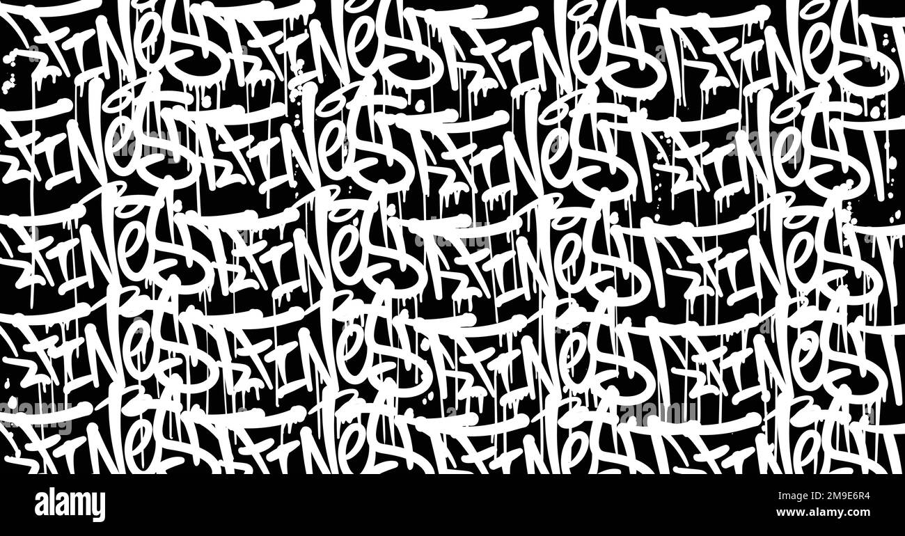 Sfondo astratto con graffiti e tagging per uno stile disegnato a mano. Street art graffiti tema urbano per stampe, motivi, striscioni, un Illustrazione Vettoriale