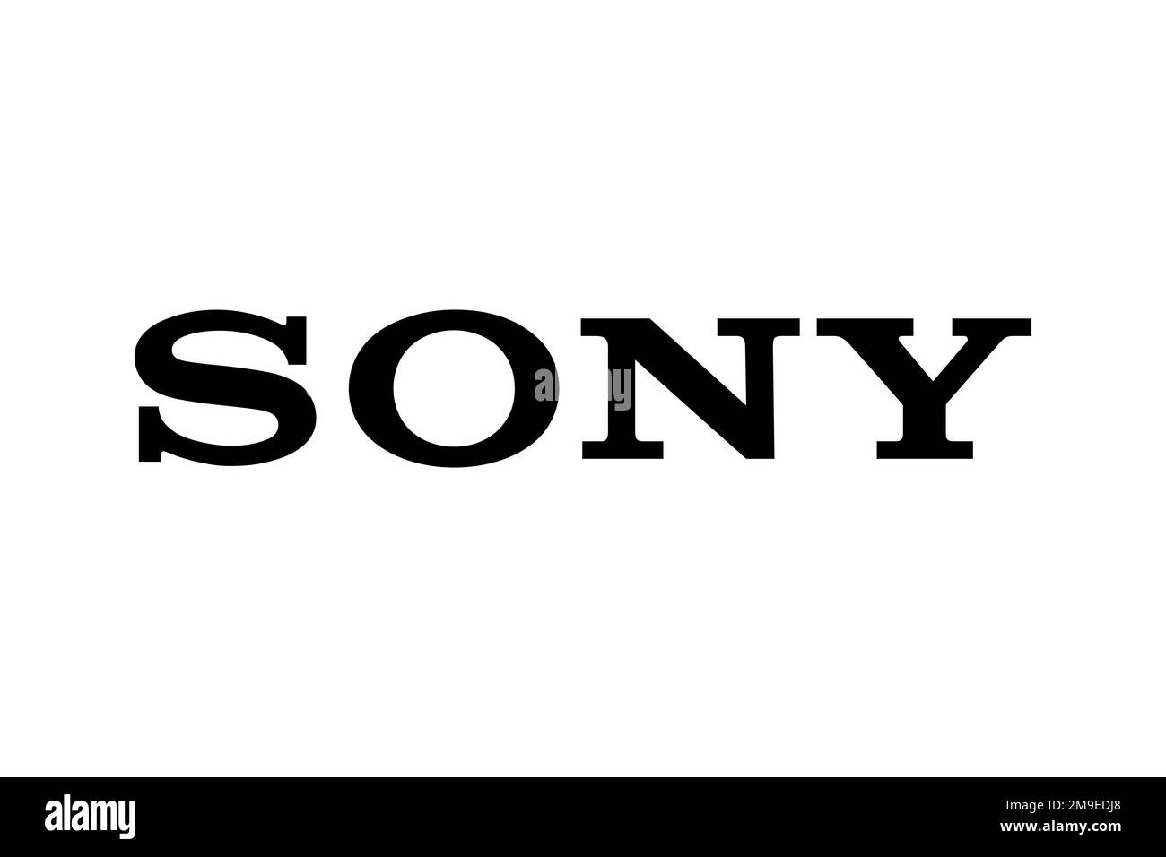 Sony Global Solutions, logo, sfondo bianco Foto Stock