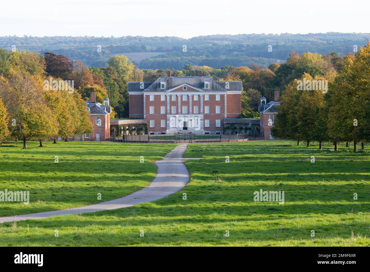 Chevening House vicino Sevenoaks nel Kent. Sede del Segretario di Stato britannico per gli affari esteri e del Commonwealth e/o di altri membri del governo. Foto Stock