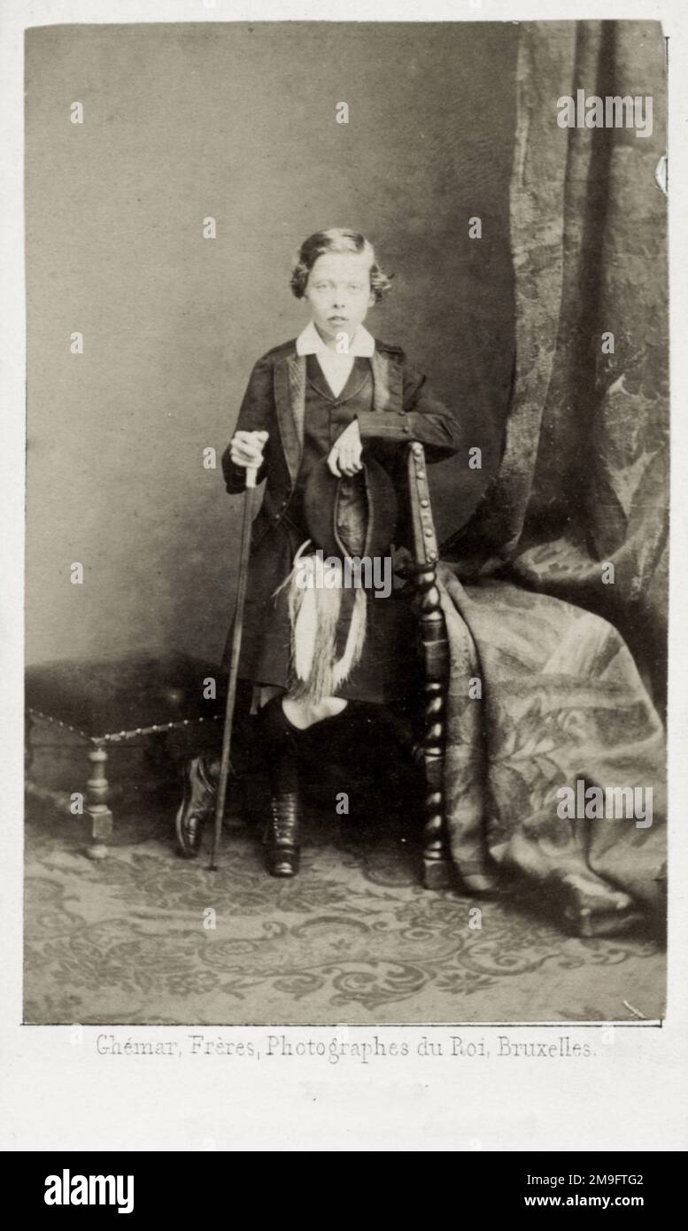 Vintage 19th ° secolo foto - Principe Leopold Foto Stock