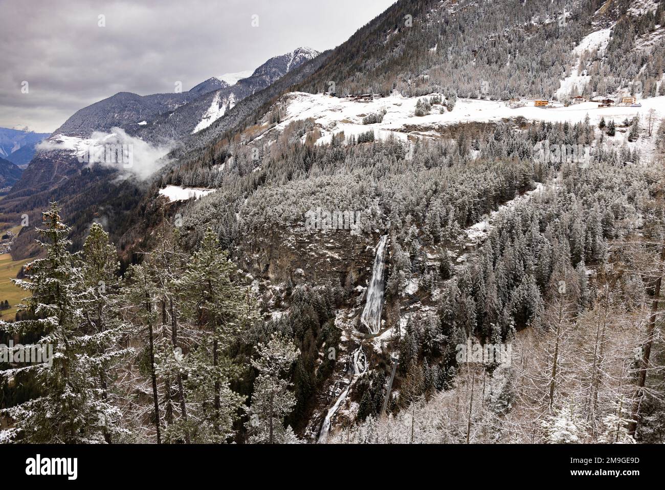 größter Wasserfall in Tirolo, Stuibenfall Foto Stock