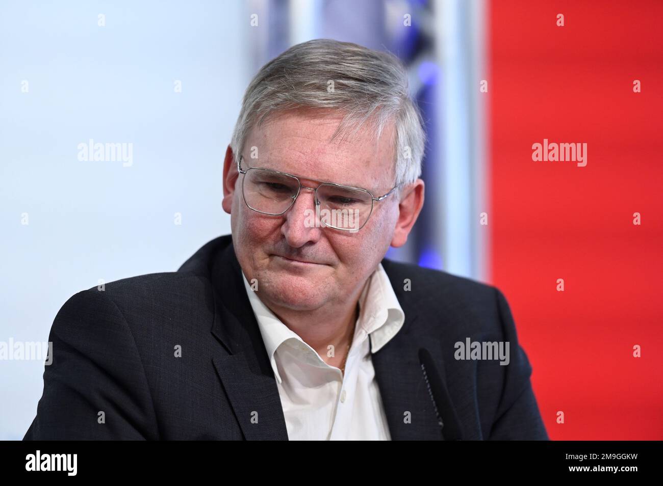 Vienna, Austria. 18th Jan, 2023. Presentazione del libro (Corona Fact Check) presso il media center di FPÖ con Univ.-DOZ. dr Hannes Strasser Foto Stock