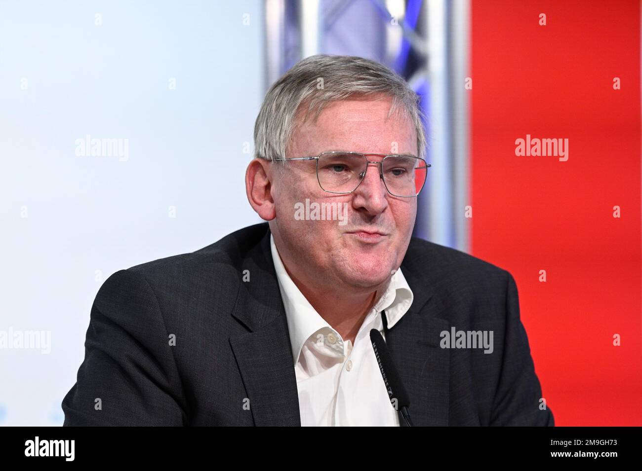 Vienna, Austria. 18th Jan, 2023. Presentazione del libro (Corona Fact Check) presso il media center di FPÖ con Univ.-DOZ. dr Hannes Strasser Foto Stock