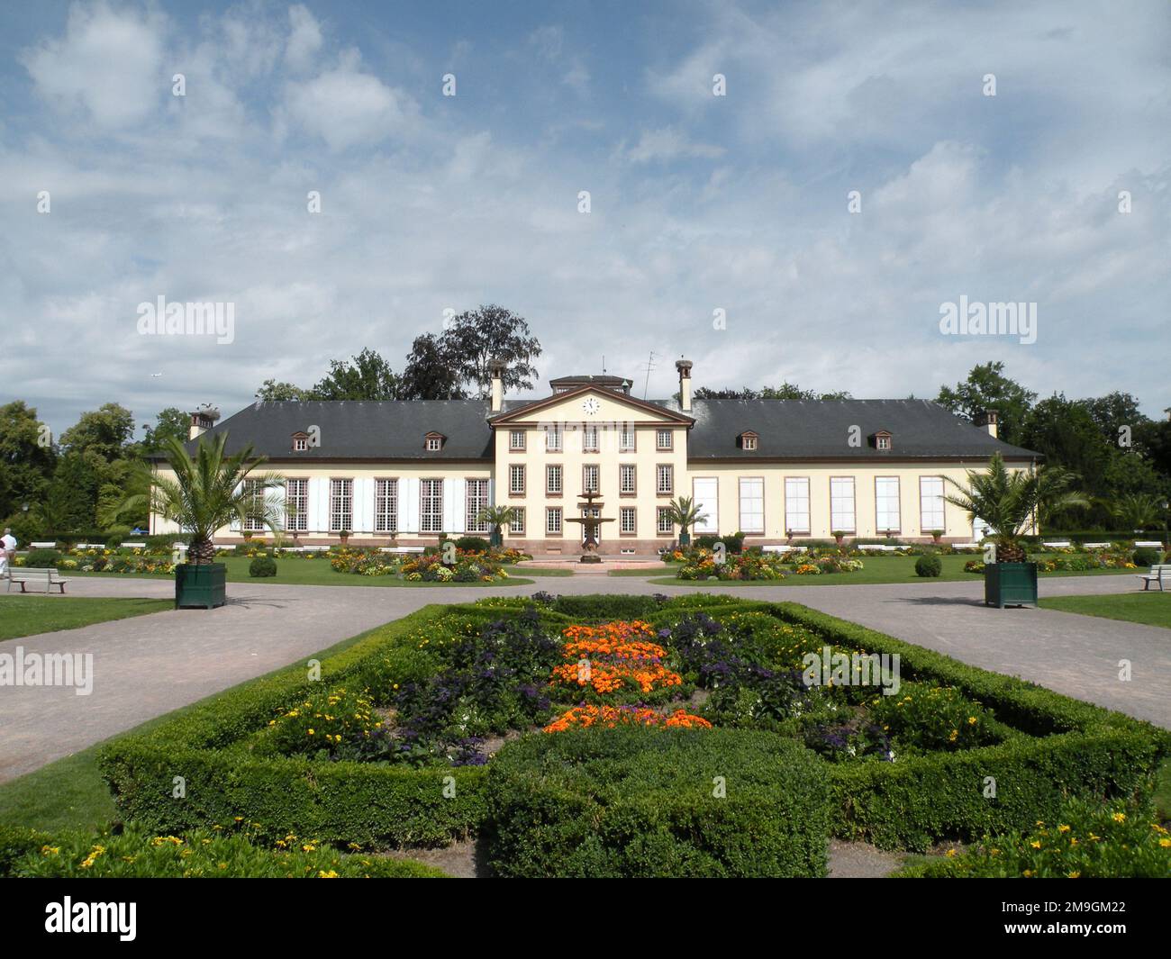 Parc de l'Orangerie, Strasburgo, Alsazia, Francia, Europa Foto Stock