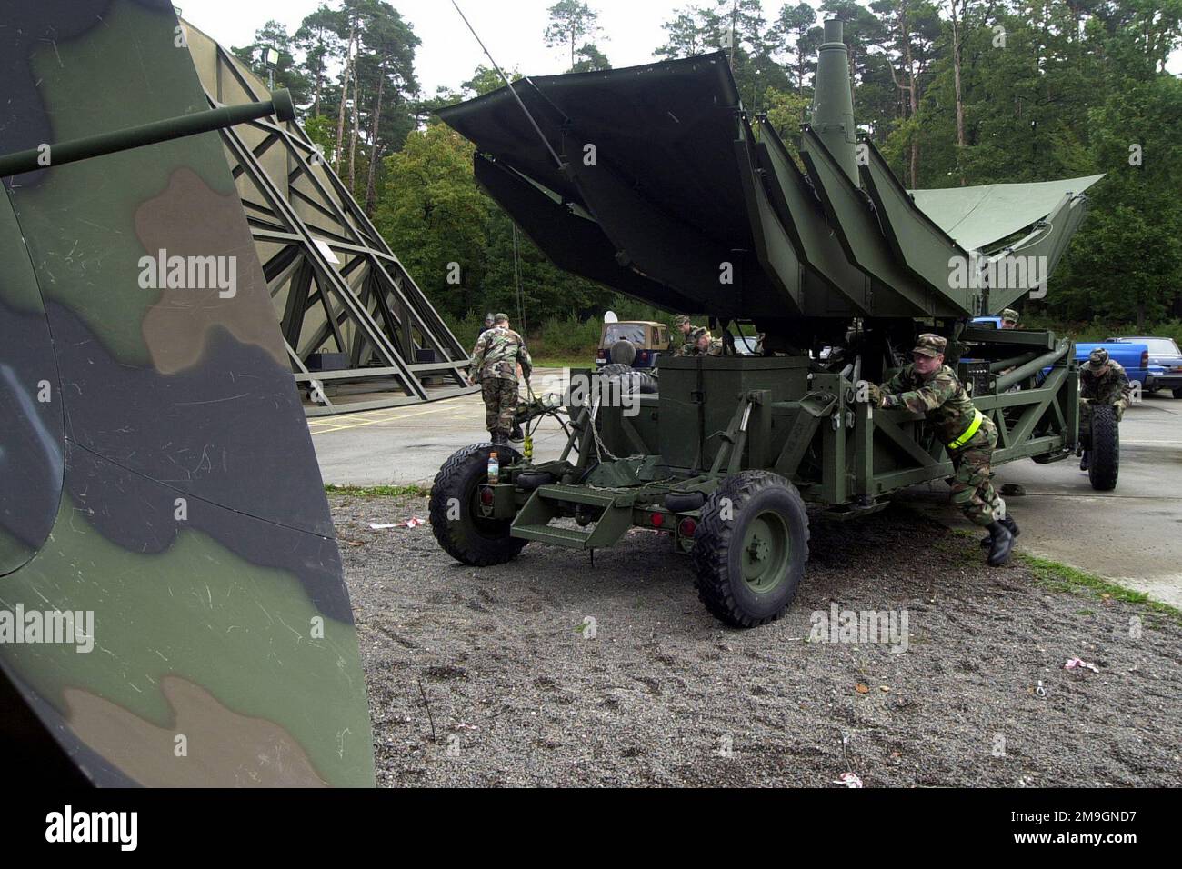 011004-F-1131H-006. Base: Ramstein Air base Stato: Rheinland-Pfalz Paese: Deutschland / Germania (DEU) scena comando principale mostrato: USAFE Foto Stock