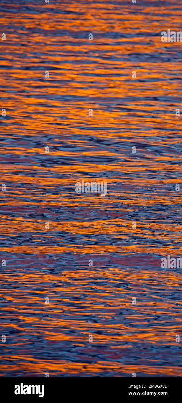 Vista del mare al tramonto, la Digue, Seychelles Foto Stock