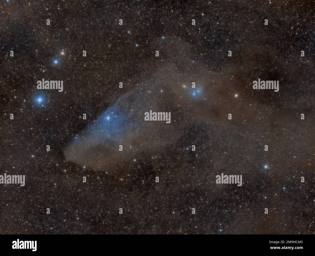 IC4592 - testa di cavallo blu nebulosa Foto Stock