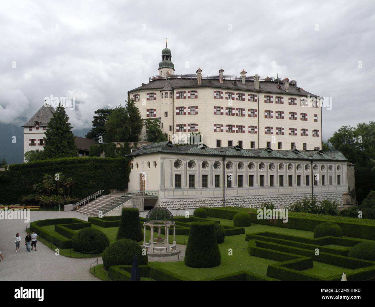 Ambras Schloss, Innsbruck, Austria, Europa Foto Stock