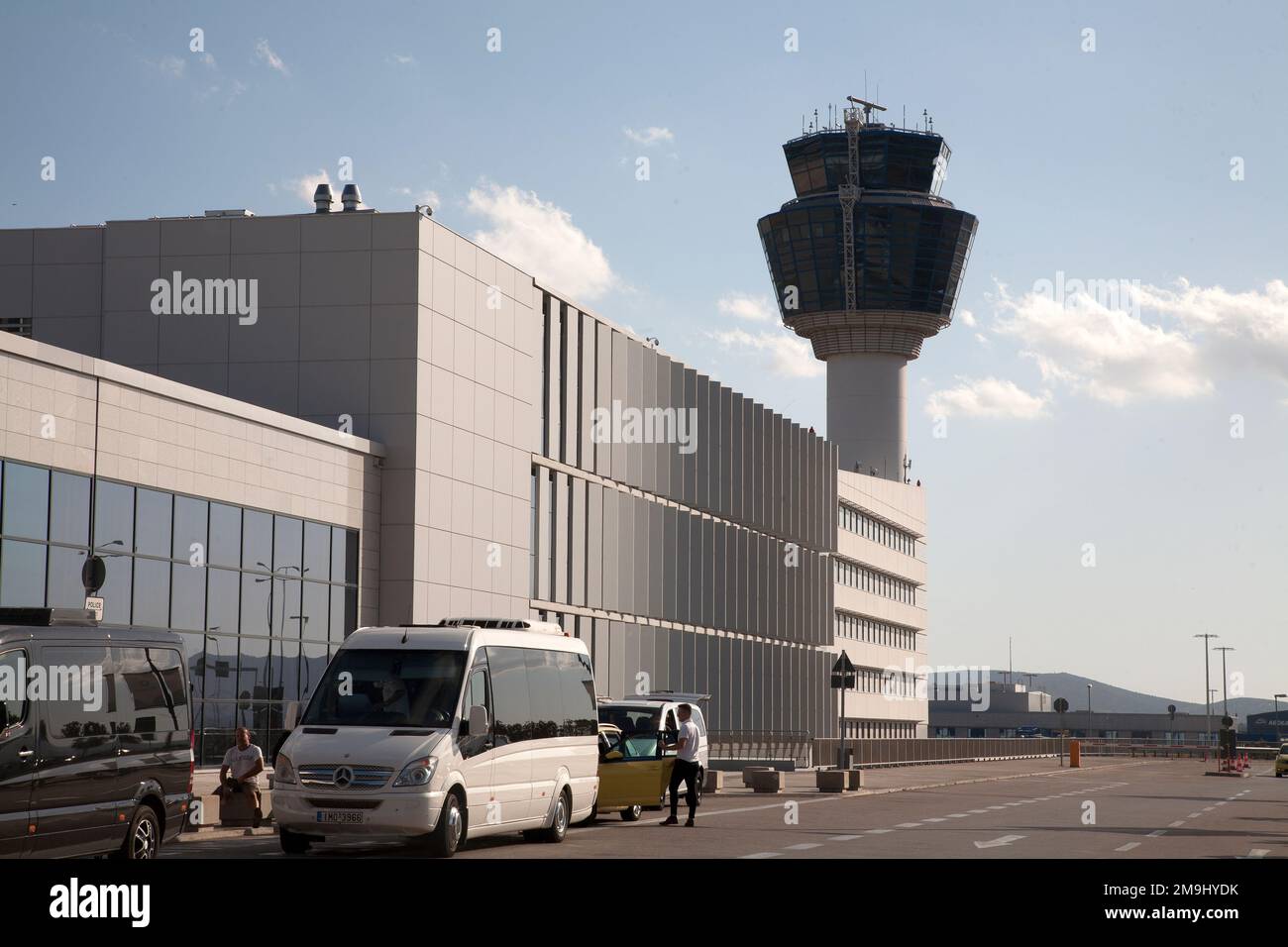 aeroporto Towerl Athens International Airport Eleftherios Venizelos Athens Grecia Foto Stock