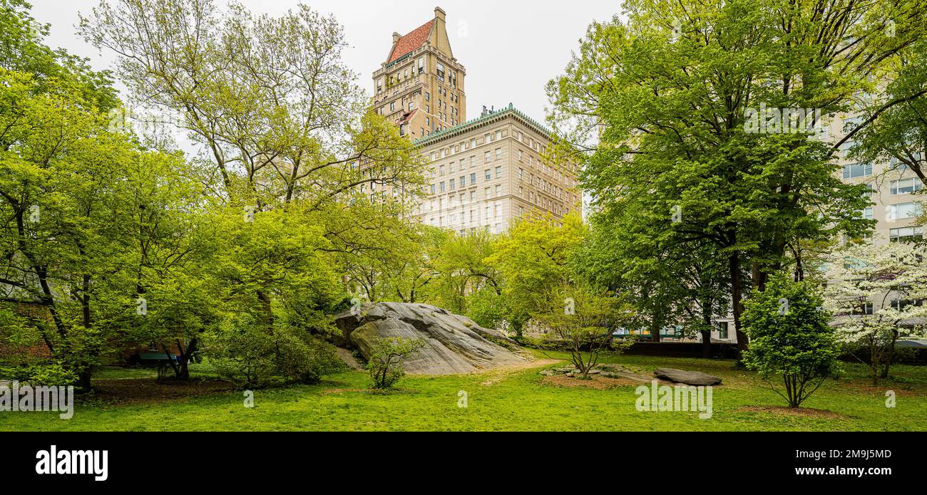 Il Central Park di New York City, New York, Stati Uniti d'America Foto Stock