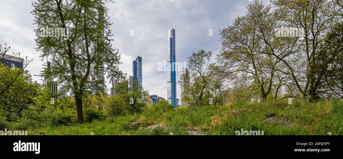Il Central Park di New York City, New York, Stati Uniti d'America Foto Stock