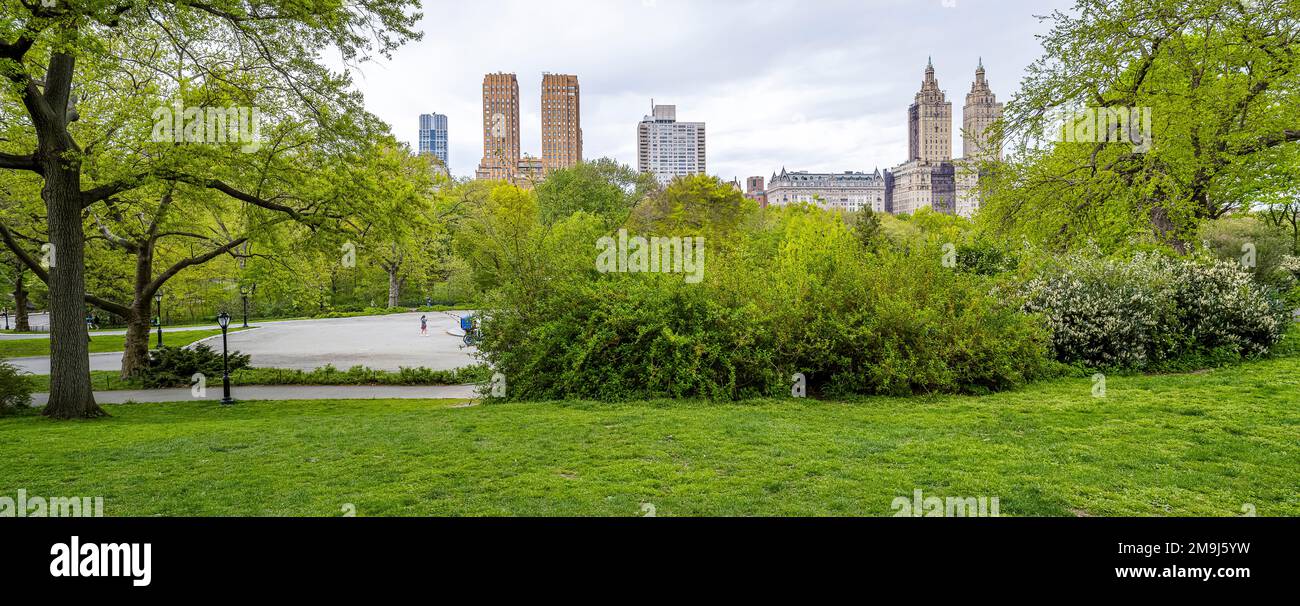 Il Central Park di New York City, New York, Stati Uniti d'America Foto Stock