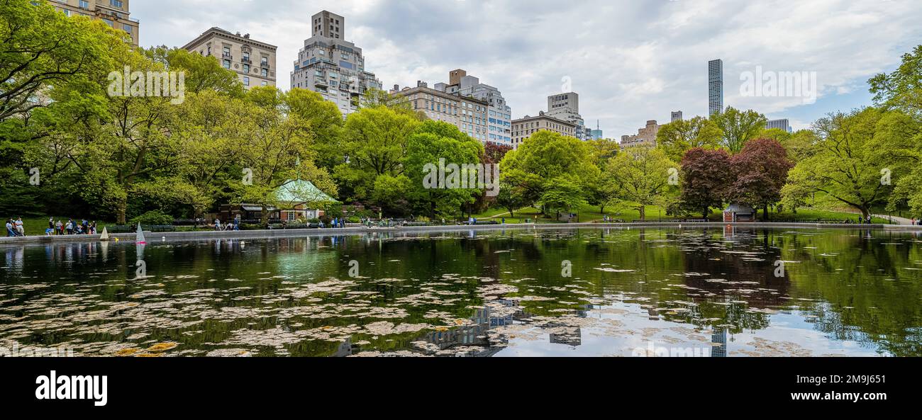 Il Central Park di New York City, New York, Stati Uniti d'America Foto Stock