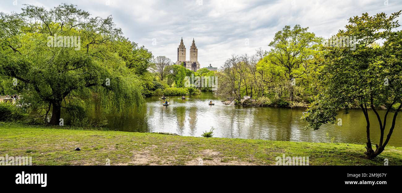 Il Central Park di New York City, New York, Stati Uniti d'America Foto Stock
