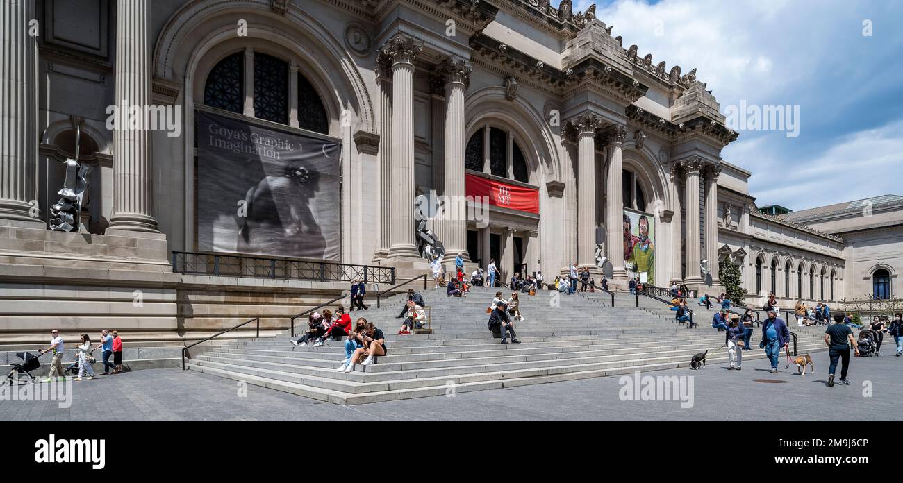 Metropolitan Museum of Art di New York, New York, Stati Uniti d'America Foto Stock