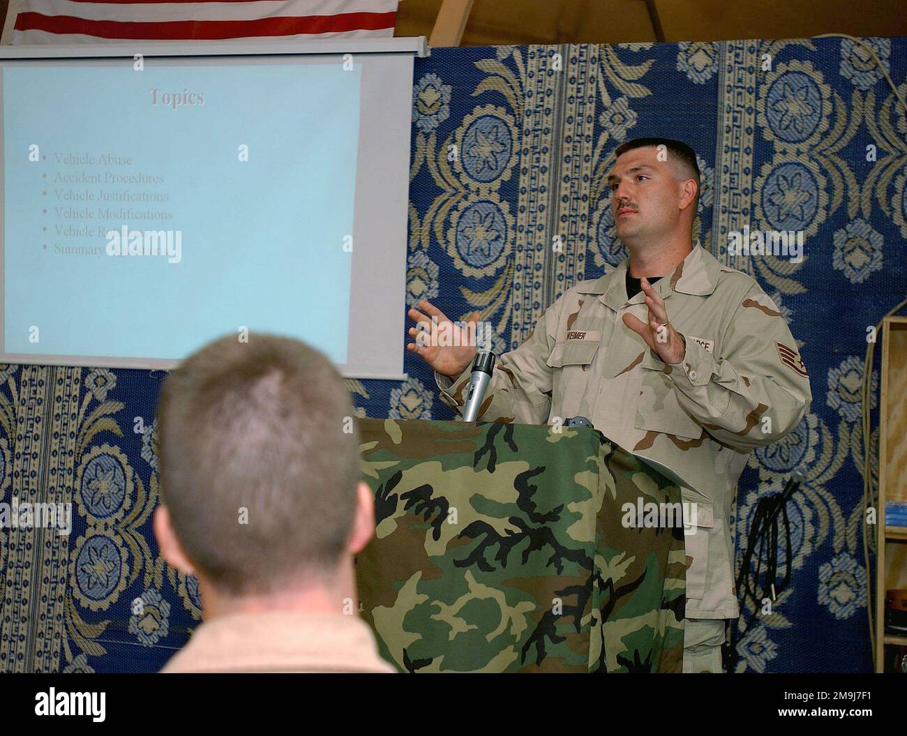 020827-F-3873G-006. Soggetto operazione/Serie: ENDURING FREEDOM Paese: Unknown Scene comando principale mostrato: USAFE Foto Stock