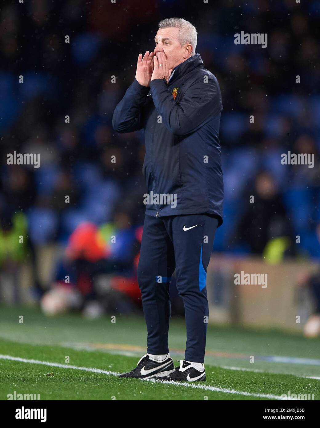 L'allenatore capo dell'RCD Mallorca Javier Aguirre durante la partita