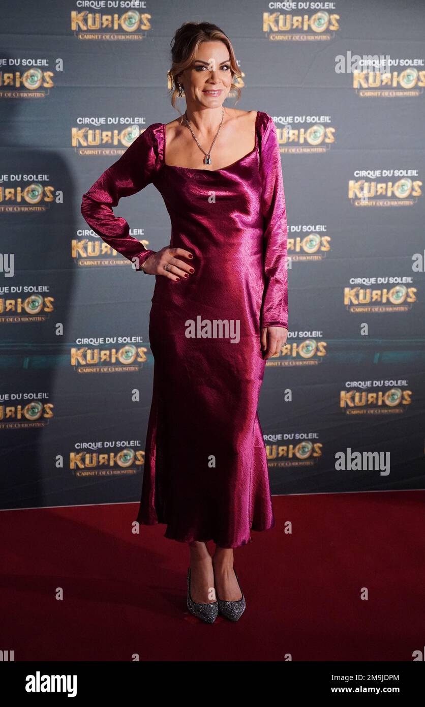 Charlotte Jackson Coleman partecipa alla prima di Kurios del Cirque du Soleil: Cabinet of Curiosities alla Royal Albert Hall di Londra. Data immagine: Mercoledì 18 gennaio 2023. Foto Stock