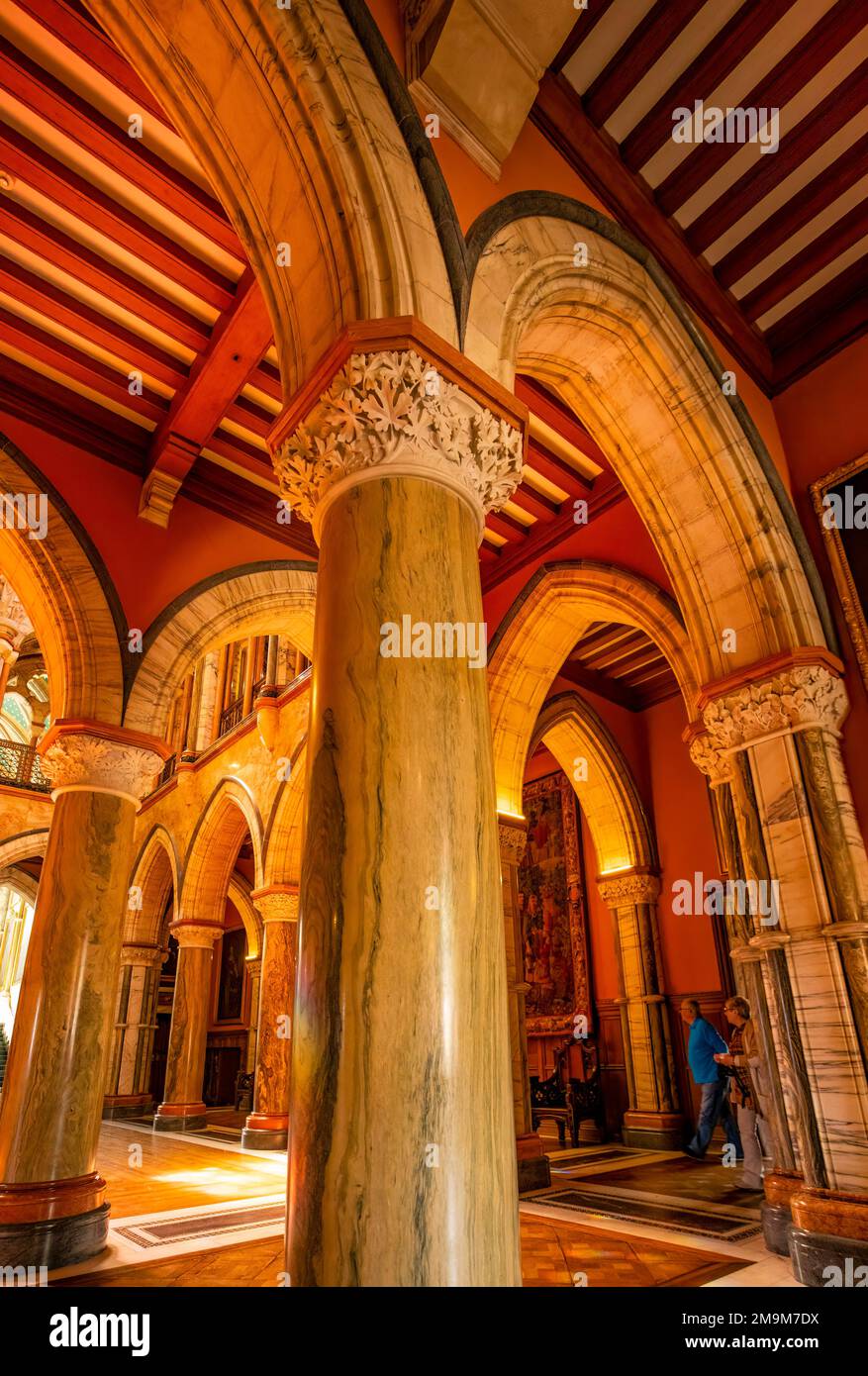 Archi a Mount Stuart, Rothesay, Isola di Bute, Scozia, Regno Unito Foto Stock