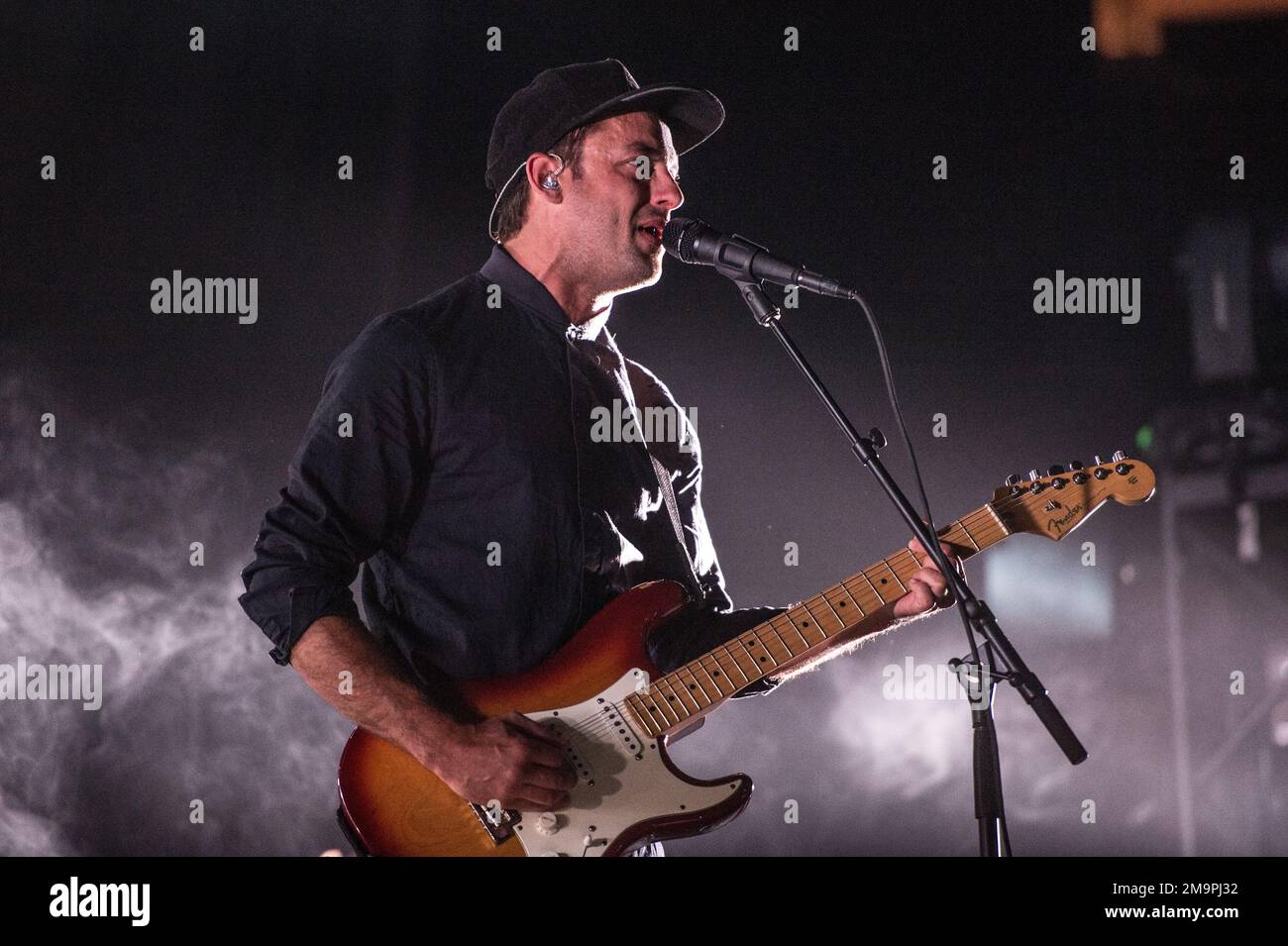 Phantogram - Sarah Barthel e Josh carter suonano in concerto al Madison Square Garden di New York Foto Stock