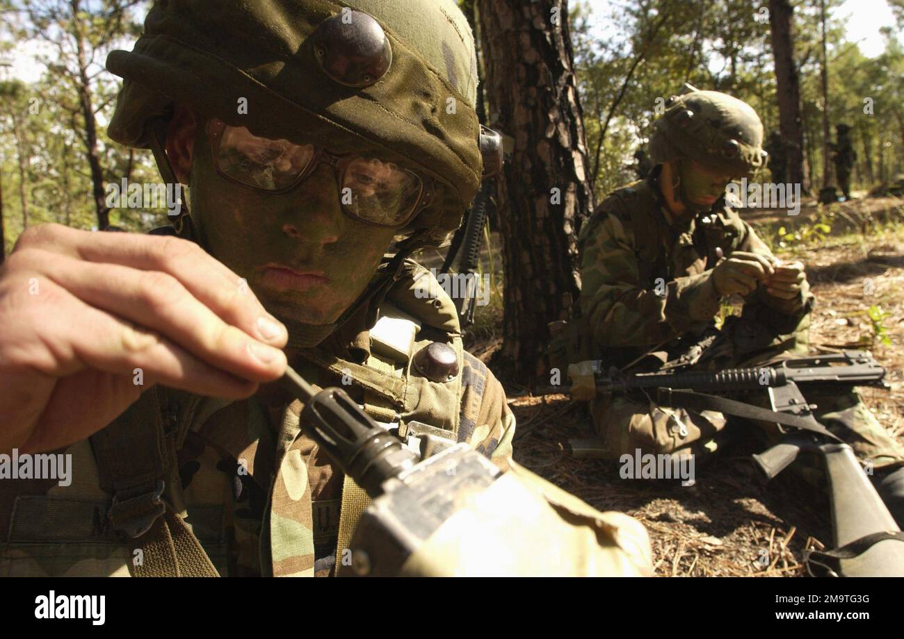 030923-F-0193C-005. Base: Fort Jackson Stato: South Carolina (SC) Paese: Stati Uniti d'America (USA) Scene Major Command mostrato: AMC Foto Stock