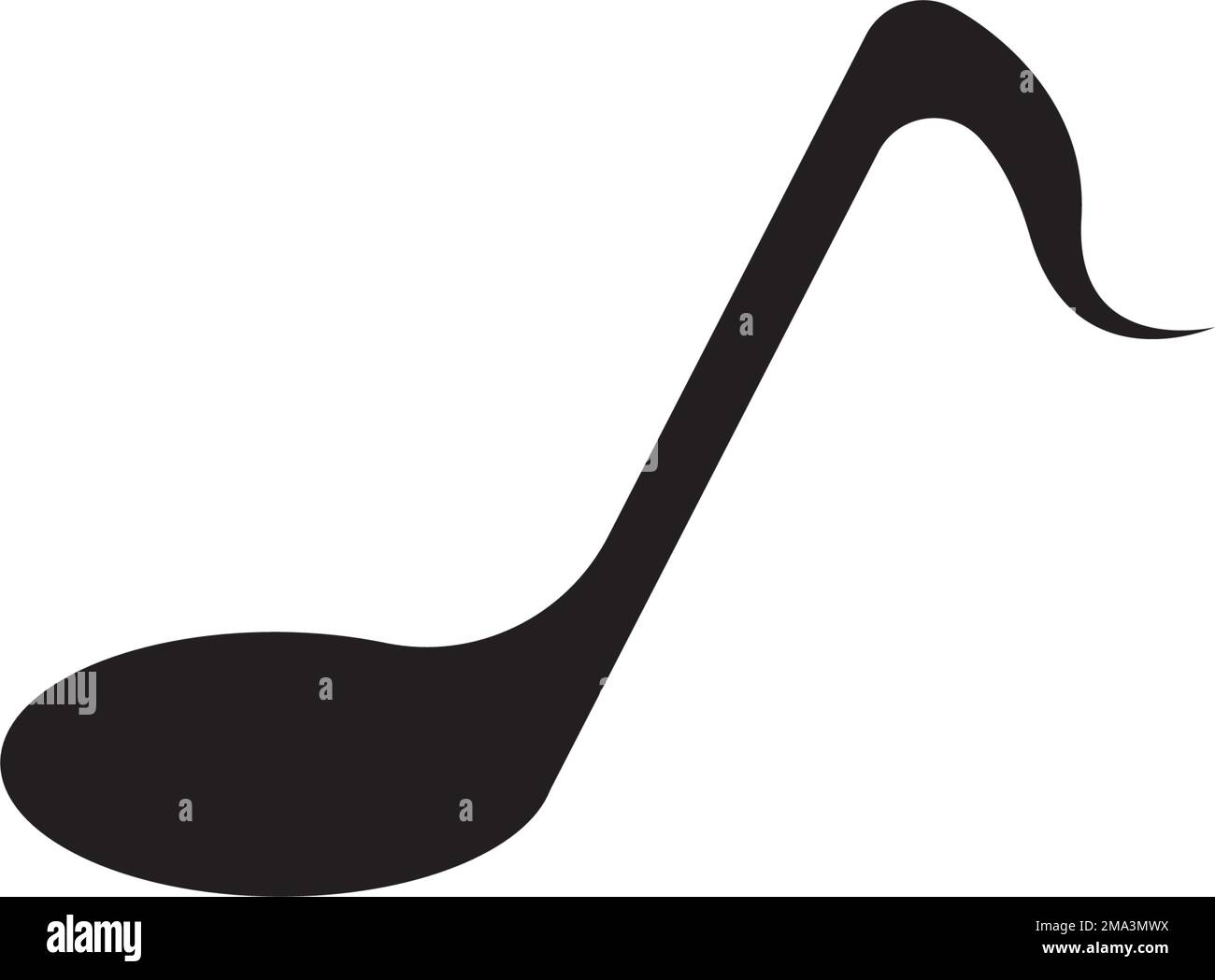 icona delle note musicali. disegno del simbolo di illustrazione ...