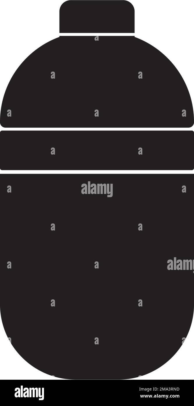 icona flacone. disegno del simbolo di illustrazione vettoriale. Illustrazione Vettoriale