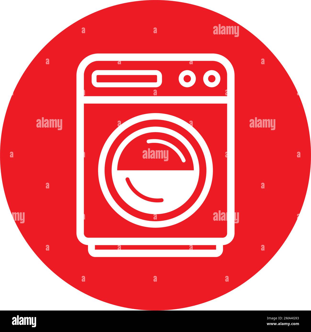 lavatrice o lavanderia icona. disegno del modello di illustrazione vettoriale Illustrazione Vettoriale