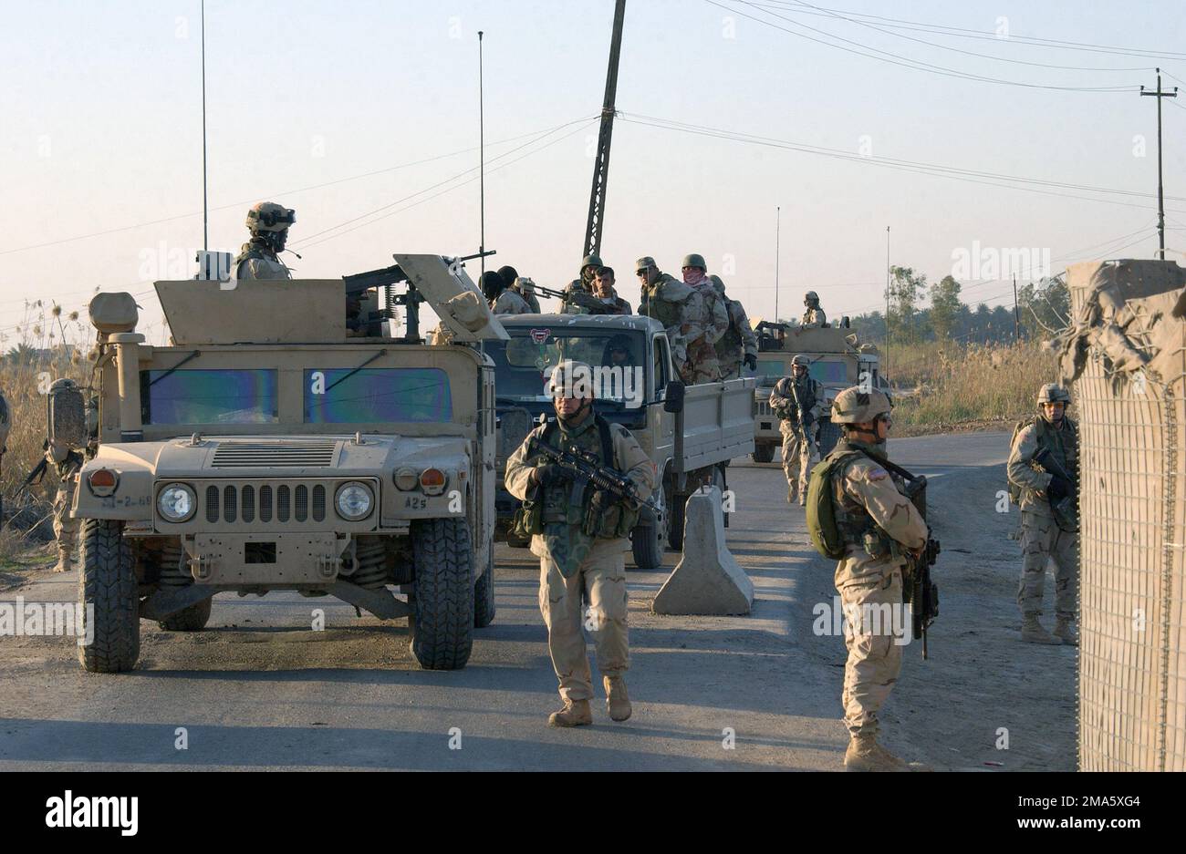 050321-A-4339E-001. Base: Al Nasr Stato: Baghdad Paese: Iraq (IRQ) scena comando maggiore mostrato: 3rd Divisione di Fanteria Foto Stock