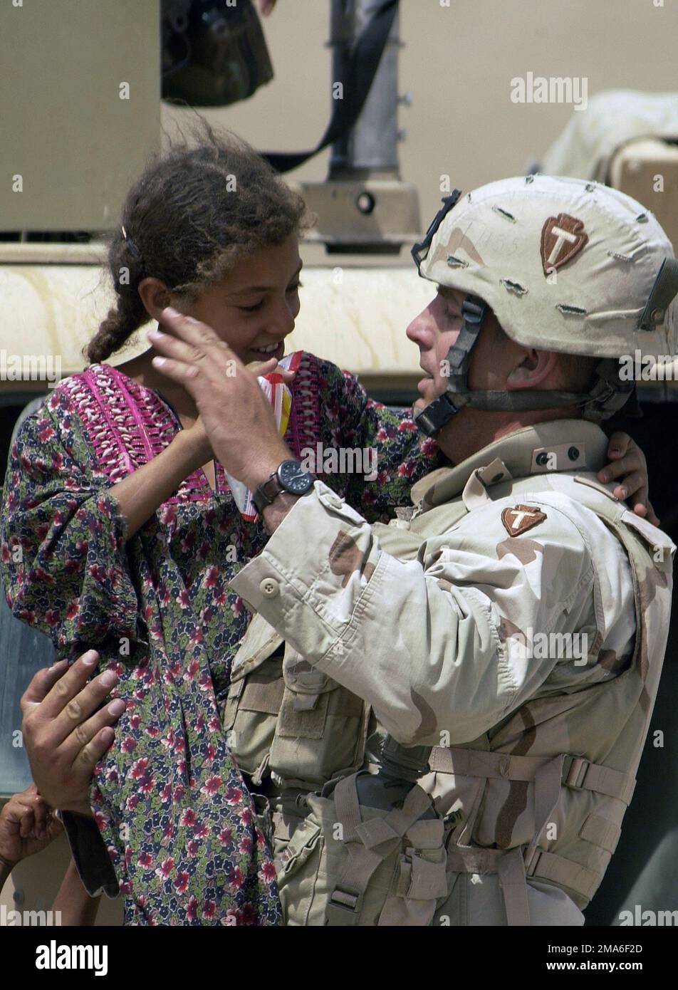 050717-F-9629D-088. Paese: Iraq (IRQ) scena comando maggiore mostrato: 56 BCT GUARDIA NAZIONALE DEL TEXAS Foto Stock