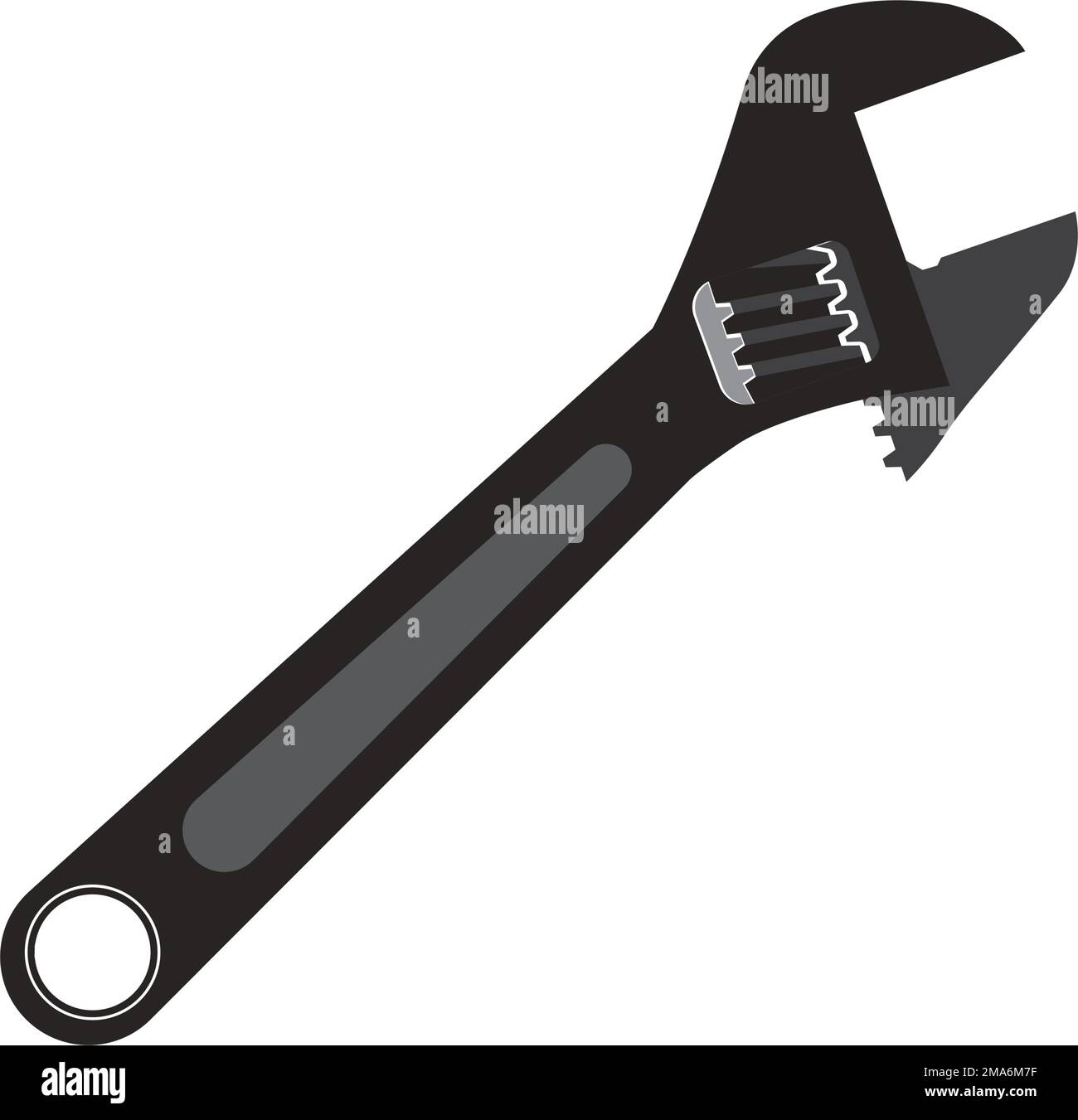 icona chiave a tubo disegno simbolo illustrazione vettore Illustrazione Vettoriale