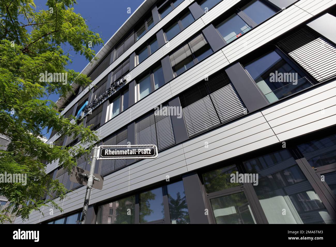 Rheinmetall AG, gruppo armamenti, fornitore automobilistico, Duesseldorf, Renania settentrionale-Vestfalia, Germania Foto Stock