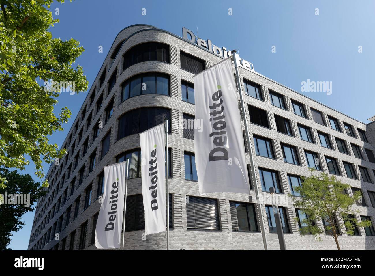 Deloitte Legal, ufficio di Duesseldorf, studio legale, società di revisione contabile, Renania settentrionale-Vestfalia, Germania Foto Stock