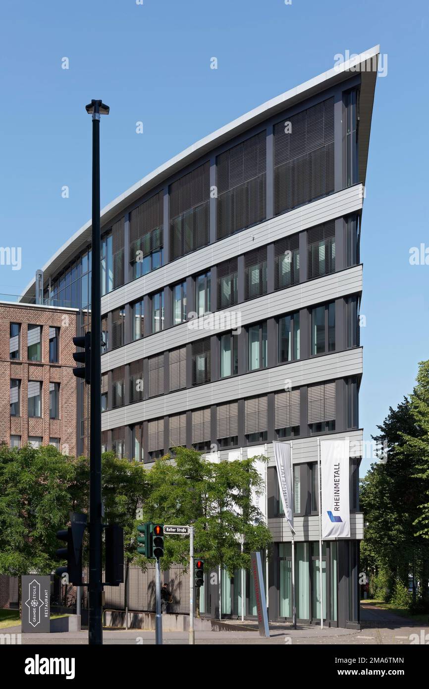 Rheinmetall AG, gruppo armamenti, fornitore automobilistico, Duesseldorf, Renania settentrionale-Vestfalia, Germania Foto Stock