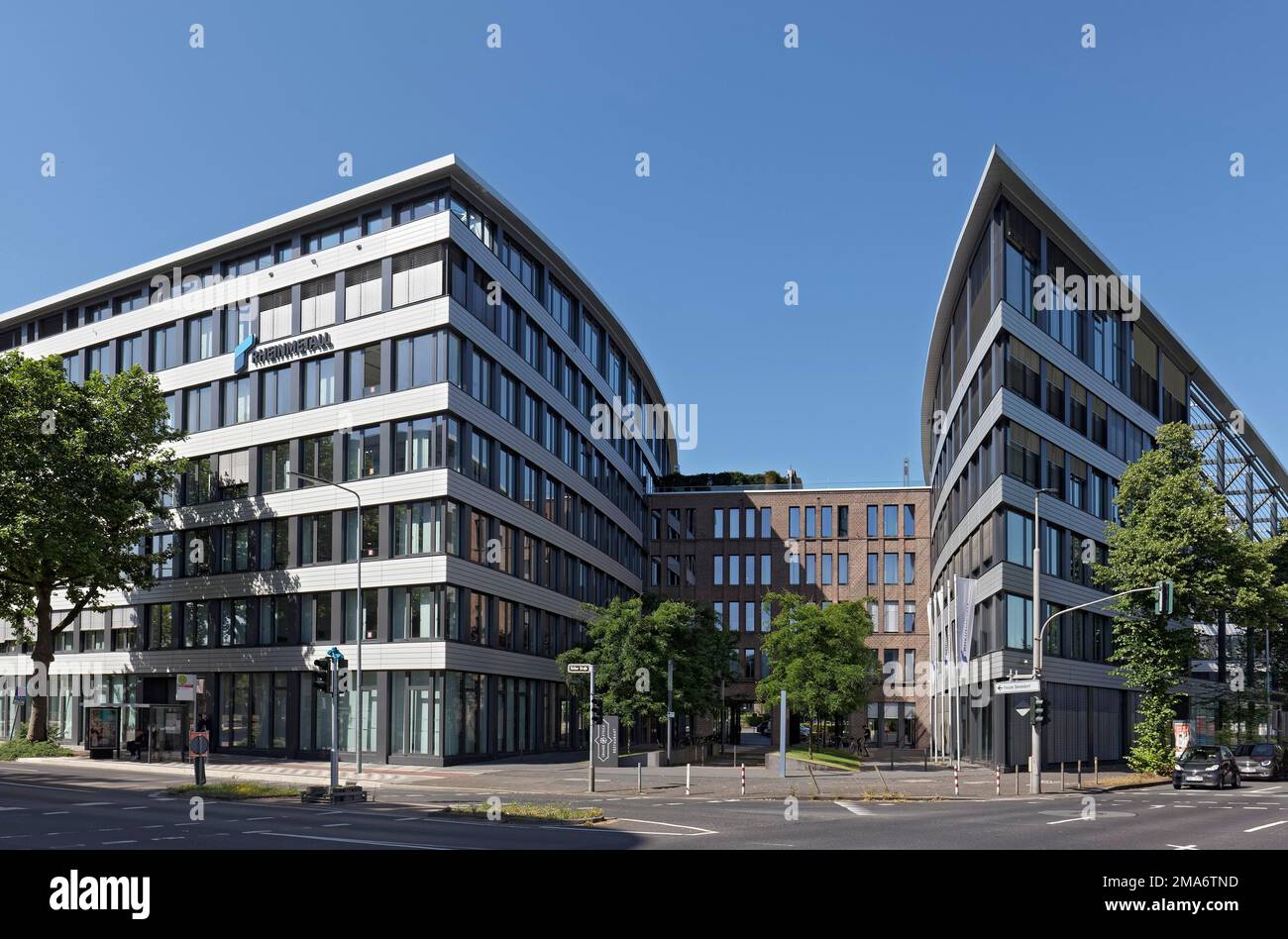 Rheinmetall AG, gruppo armamenti, fornitore automobilistico, Duesseldorf, Renania settentrionale-Vestfalia, Germania Foto Stock