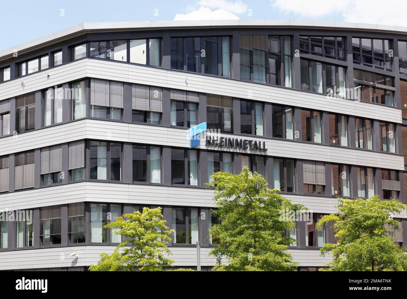 Rheinmetall AG, gruppo armamenti, fornitore automobilistico, Duesseldorf, Renania settentrionale-Vestfalia, Germania Foto Stock